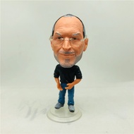 World's Smallest Steve Jobs Doll Mini 7cm Height for Collections Decoration