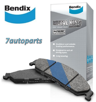 Bendix Metal King Titanium Disc Brake Pad Front (DB2350) - Proton Iriz Persona vvt 2016y