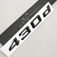 3D ABS Car Letters Logo 430i 430d Badge Sticker Emblem Decals For BMW 4 Series 430i 430d G22 G26 G2