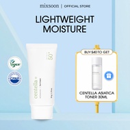 [BUY 1 GET SUNCREAM 5g] mixsoon Centella Organic Sun Cream 50g SPF 50+ PA++++ - Zero White Cast, Fre