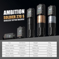 Ambition Soldier 270S bút Tattoo không dây siêu mạnh thiết bị chế độ điểm