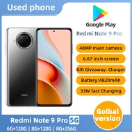 SmartPhone Redmi note9 pro 5g 8GB+128GB 8GB+256GB unlock used Phone Warranty Murah