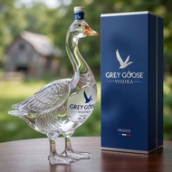 【Best Seller】Vodka 3D Sculpted Grey Goose Bottle Decorative Wine Bottle Glass For Home Bar