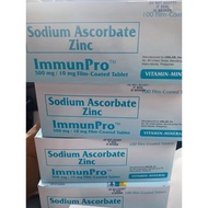 ∆ ◭ ✢ ImmunPro Vitamin-C with Zinc (100 pcs. Film Coated Tablets)