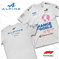 Alpine F1 Racing Tshirt Jersey