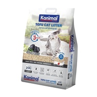 Kanimal คานิมอล ทรายแมวเต้าหู้ธรรมชาติ จับก้อนไว ฝุ่นน้อย ขนาด 20 ลิตร