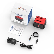 Wavlink Dual Slot HDD Docking Station USB 3.0ถึง SATA I/ii/iii เครื่องมือฟรีภายนอก HDD Flat Docking
