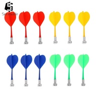 [Serenable] 12 Pieces/Set Colorful Darts Safety Replacement Darts Accessory 12pcs mixed