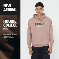 Erigo Hoodie College Zetsu Khaki - Hoodie Jumper Fleece Unisex