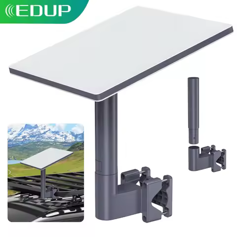 EDUP SK0084 Starlink Mini RV Ladder Mount Starlink Mini Pole Clamp Mount with Pipe Starlink Mini Roo