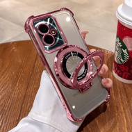 Electroplating Four-Corner Airbag Holder Suitable For Reno 14Pro 14F 13 12 OPPO A98 A78 A5 Pro Phone