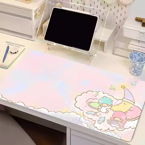 Sweet Wind Mouse Pad Little Twin Star Anime Gaming Accessories Mousepad Completo Computer Keyboard P