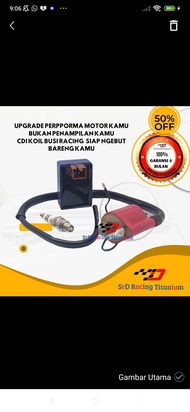 CDI + Koil  LIMIT Racing Grand supra supra fit Revo 100Win tenaga naik 20% optimalkan tenaga motor a