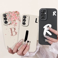 For Samsung F36 5G Case SM-E366B Luxury A-Z Letters Flowers Cool Crown Shockproof Silicone Back Cove