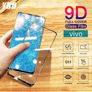 กระจกนิรภัยฟิล์มป้องกันรอยขีดข่วน9D YBD สำหรับ Vivo S1 Pro V15 Pro IQOO NEO V17 V19 Neo V21 V21E V20 Pro V20SE Y73 Y70 V2022 V11 Pro Y85 V9 Youth Y97 V11i 1804 1726 1727 1920 1907 1819 ขอบครอบคลุมเต็มที่ป้องกันแผ่นกรองแสง