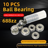 10PCS Ball Bearing 688ZZ high speed Mini Deep Groove Ball Small Bearing Bearing Inside Diameter 8x16