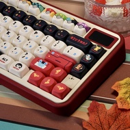 Poke//mon Keycap Set (Red Black OEM Profile) - Wholesale for MOD 007/ATK68/CIY TES68/Cherry MX, Comp