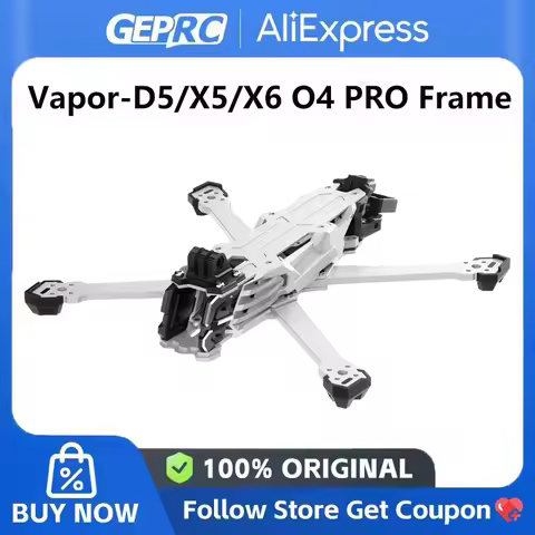 GEPRC GEP-Vapor-X D Series O4 Pro Frame Chameleon White 5/6 Inch Carbon Fiber FPV Drone Frame Kit