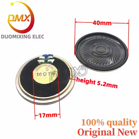 10PCS/Lot 28/32/36/40/50/57mm round ultra-thin telephone intercom speaker 16Ω 1W 0.5W 16ohm 1watt w 