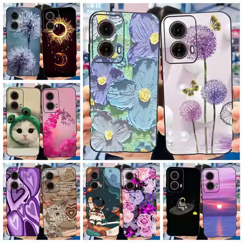 For Motorola Moto G85 Case New Fashion Painted Cover 6.67'' Soft Silicone Phone Case For Moto G85 G 