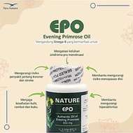 Nature EPO Omega 6 Evening Primrose Oil Supplement Helps Balance Hormones & Women's Health