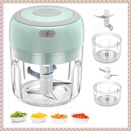 Electric Mini Food Chopper Rechargeable Small Food Processor Agitator