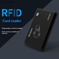 yosunrui5j] Proximity Sensor RFID ID Card Reader 125kHz 13.56MHz USB for Secure Access Control NEW