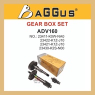 BAGGUS HONDA ADV160 GEAR BOX SET ALAT GANTI GEARBOX MOTO ADV 160 23411-K97-T01 23422-K97-T01 23421-K
