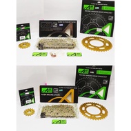 (COMBO Set) 415H Y15/ FZ150/ Y16 AJI Racing Sprocket Chain set (oring/Ordinary)