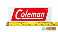 【小楊的店】Coleman汽化燈貼紙，無邊框+無R標記，汽化燈