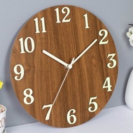 KAYU Minimalist Round motif wall clock/Teak Wood wall clock/wall clock