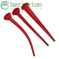 BETTER-LONTIME Caulking Nozzle, Red 300mm/11.8in Structural Adhesive Nozzle, Extension Tool Curved C