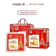 (Genuine) LU Veritable Petit Beurre French Butter Cookies, Box of 600G with paper bag