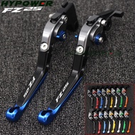 For YAMAHA FZ25 FZ 25 2017-2018 Motorcycle Accessories Folding Extendable Brake Clutch Levers LOGO F