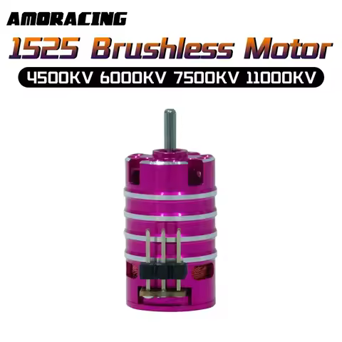 1/24 Mosquito RC Model Car Power Upgrade 1525 Brushless Mini Motor 11000KV 6000KV 7500KV 4500kv 2.0M