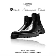Chunky Chelsea Boots LeMans Black full-grain cowhide - CHK02 - nationwide chelsea boots boots men