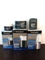👍😄正品正貨Neutrogena Retinol Pro+ Eye Cream 14g 露得清維A醇視黃醇眼霜 Neutrogena Retinol Pro+ .3% Night cream 48g 