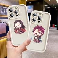 Y40 Demon Slayer Shockproof Phone Case for Samsung Galaxy S24 S23 Plus Ultra FE A25 A35 A55 A05 A05S