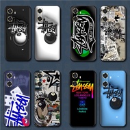 Huawei Nova 2 Lite Nova 3 Nova 3i Nova 4E Nova 5i Nova 5T TPU Spot black phone case Stüssy trendy brand graffiti