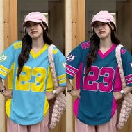 Free Custom Name & Number - 2025 Summer Contrast Color T-Shirt for Women