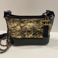 CHANEL 金漆 小號流浪包