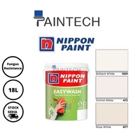 Nippon Easy Wash Paint White / Cream White / Pearl White Color (Interior) Cat Dinding - 18L