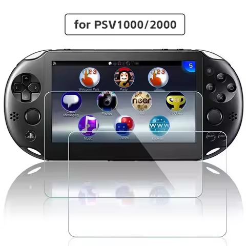 Screen Protector Tempered Glass for Sony PS Vita PSV 1000 Clear Full HD Front+Back Cover Protective 