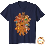 Marvel Avengers Gingerbread Cookies Christmas T-Shirt