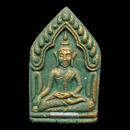 พระขุนแผน รุ่นแรก เนื้อมวลสารฝังตะกรุดตะกั่ว 1 ดอก ครูบาบุญจันทร์ วัดป่ากิ่วดู่ ลูกศิษย์หลวงปู่แหวน