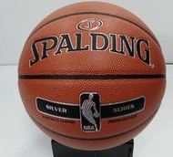 SPALDING 斯伯丁 銀色 NBA系列 PU 室內外籃球(SP76018-銀色) #7號籃球