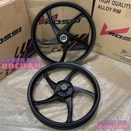 ROSSI DUCK WHEELS 5 SPOKES ZIGEN HAWK WHEELS HONDA SUPRA GRAND YAMAHA JUPITER MX FIZR BLOCK RIMS