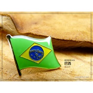 Brazil Flag Badge