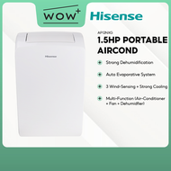 Hisense AP12NXG Portable Air Conditioner - 1.5HP, Featuring Multi-Function Strong Cooling &amp; Humidification