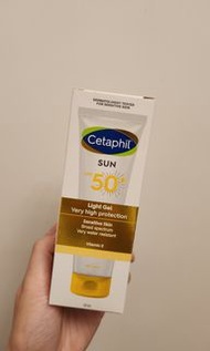 (全新) Cetaphil 舒特膚 高效清爽低敏防曬啫喱 SUN SPF50+ LIGHT GEL 50ML